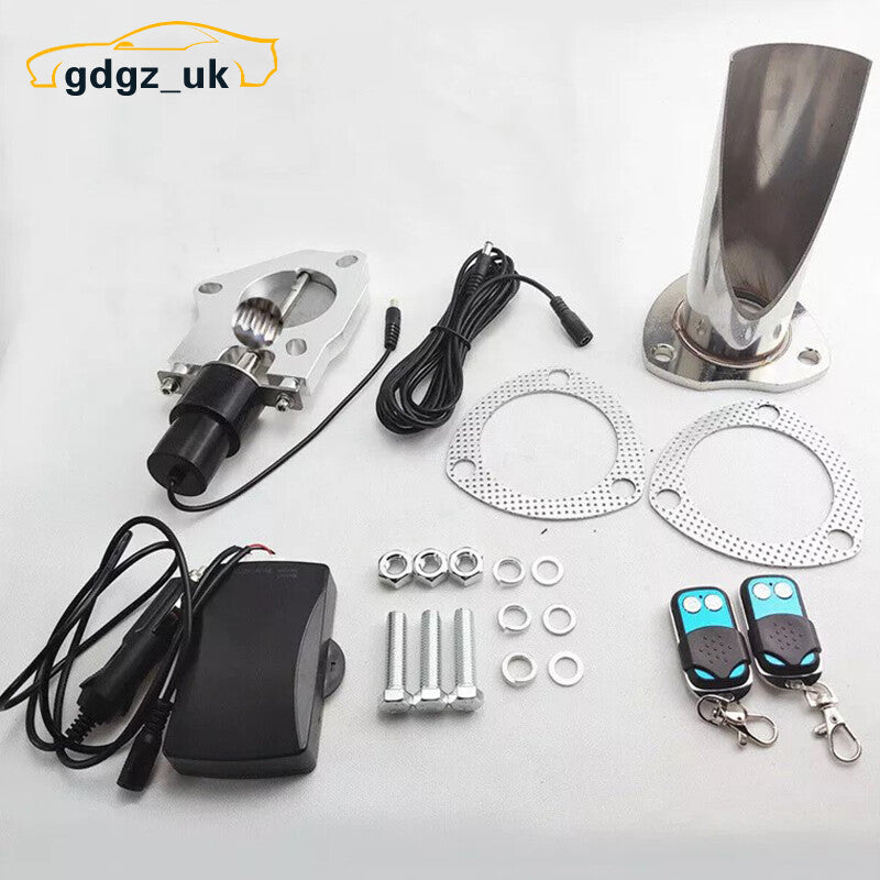 2.5 Electric Stainless Exhaust Valve Motor Pipe Gasket Kit with Remote Control