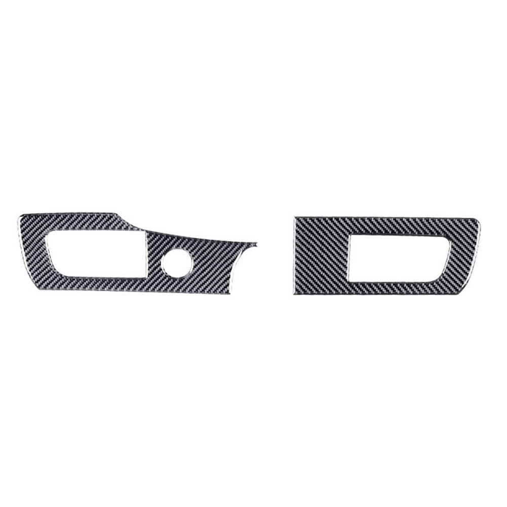 Carbon fiber dashboard air outlet trim for Porsche Taycan 2019-2022
