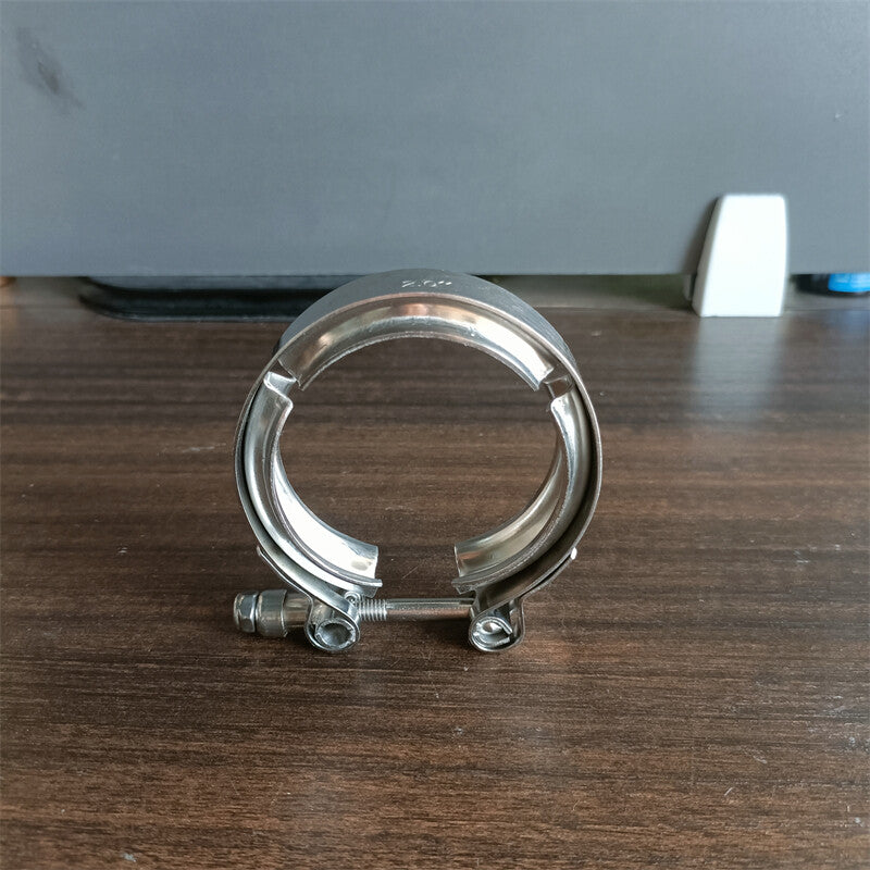 3.5 V-Band Clamp Stainless Steel for Muffler Turbo Exhaust Downpipe Universal