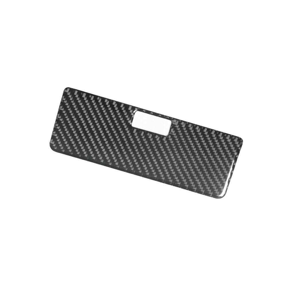 Carbon Fiber Center Storage Cover Sticker Trim for Hyundai Azera 2006-2011