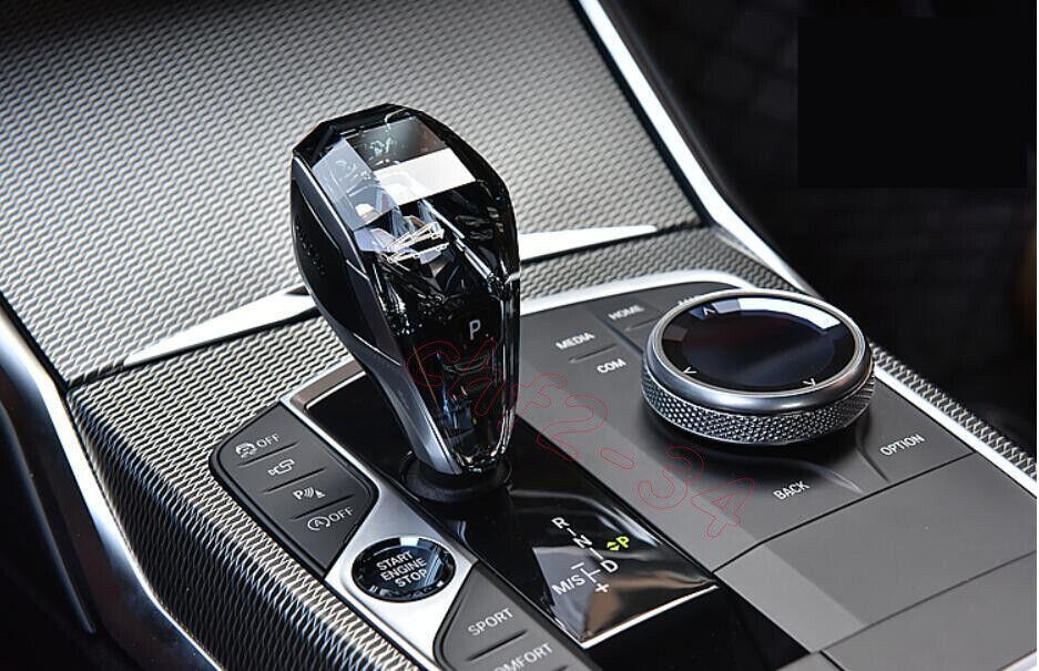 for BMW 4 Series G22 G23 2021+ Crystal Style Interior Gear Shift Knob Cover 3PCS