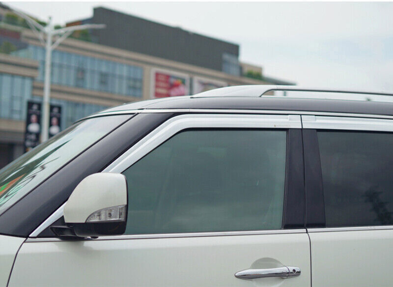 For Armada Y62 2010-2022 ABS Chrome Window Visor Vent Shades Sun Rain Guard 6pcs