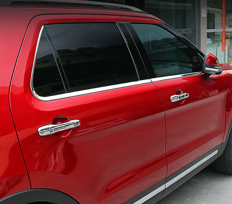 6X for Ford Explorer 2011-2018 Steel Chrome Bottom Window Frame Sill Trim Cover