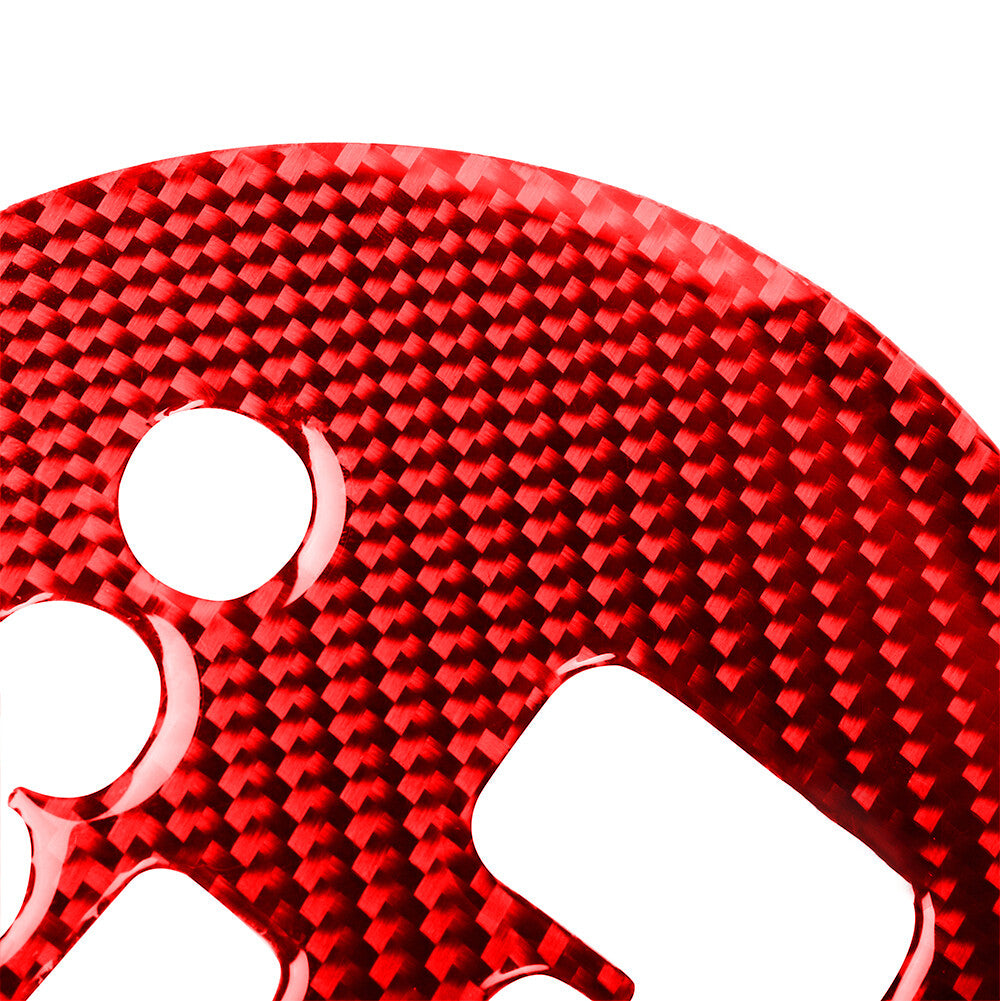 4X Red Carbon Fiber Interior Gear Shift Cover Trim for Mazda MX-5 Miata 2009-15