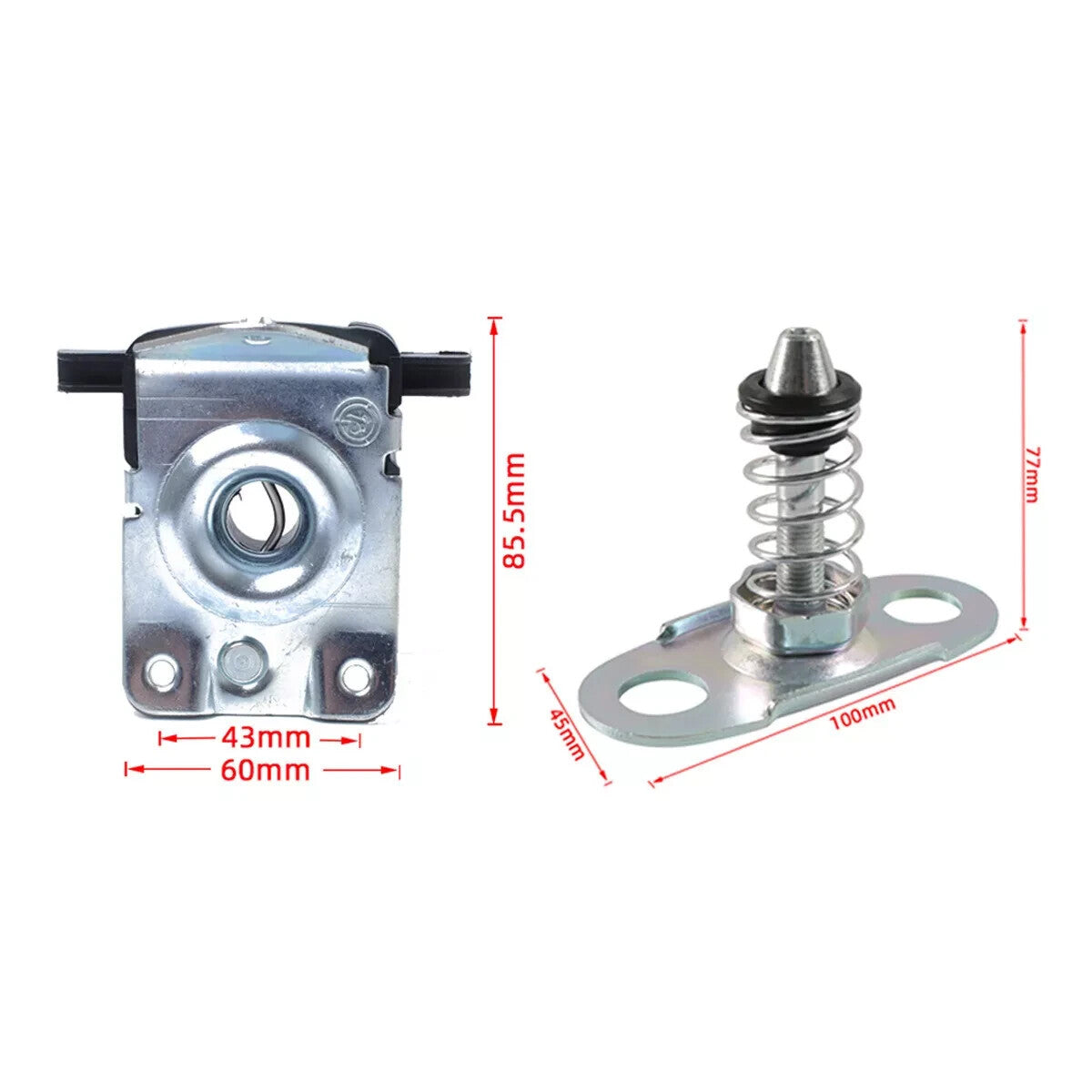 51238229807 Lower cover latch kit for BMW E39 E46 E3 525I X5