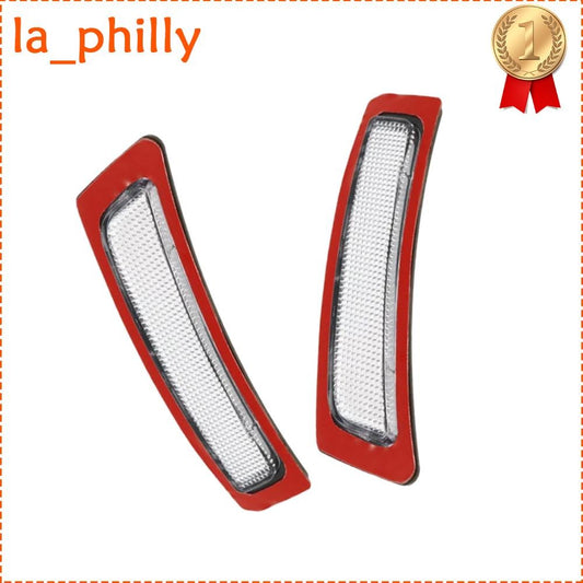 Front Bumper Side Marker Reflector Light pair Fit For F10 528i 535i 2011-2016