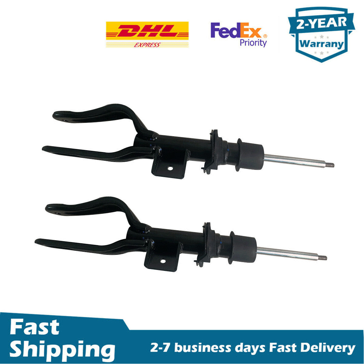 Pair Front Left Right Shock Absorbers Fit for Tesla Model 3 M3 AWD 17-21 1044368-04