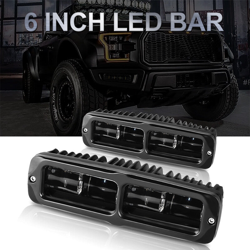 6inch LED Work Light Bar Spot Pods 6D Lens Fog Lamp Driving Truck 4WD SUV ATV