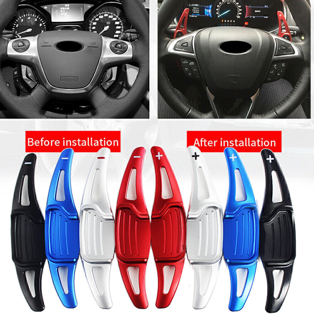Car Steering Wheel Shift paddle Shifter Extension Fit for Ford Mondeo Taurus Edge