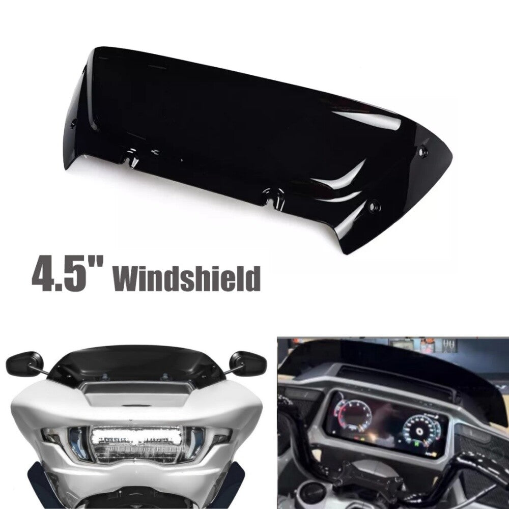 4.5 Windshield Windscreen Black for Harley Road Glide CVO/SE FLTRXSE 2023 24-up