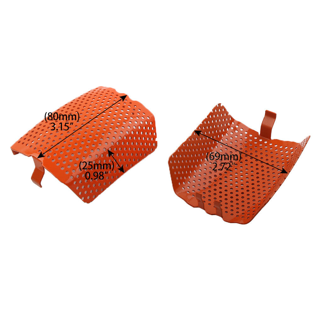 2Pcs Steel Front Caliper Screen Inserts Fit for Harley V-Rod  Touring 2006-19