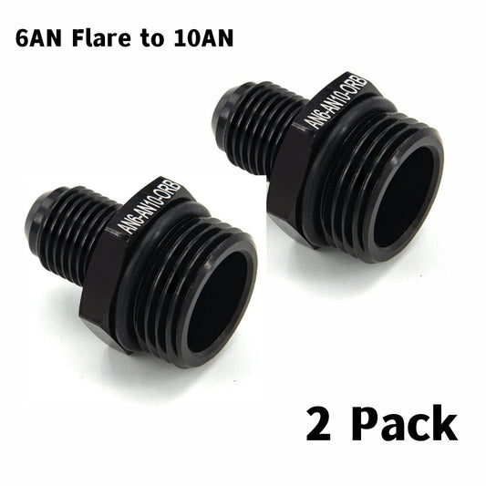 10AN ORB to 6AN Shining Adapter for Oil/Fuel/Water/Liquid/Airline/Gas Hose Ends