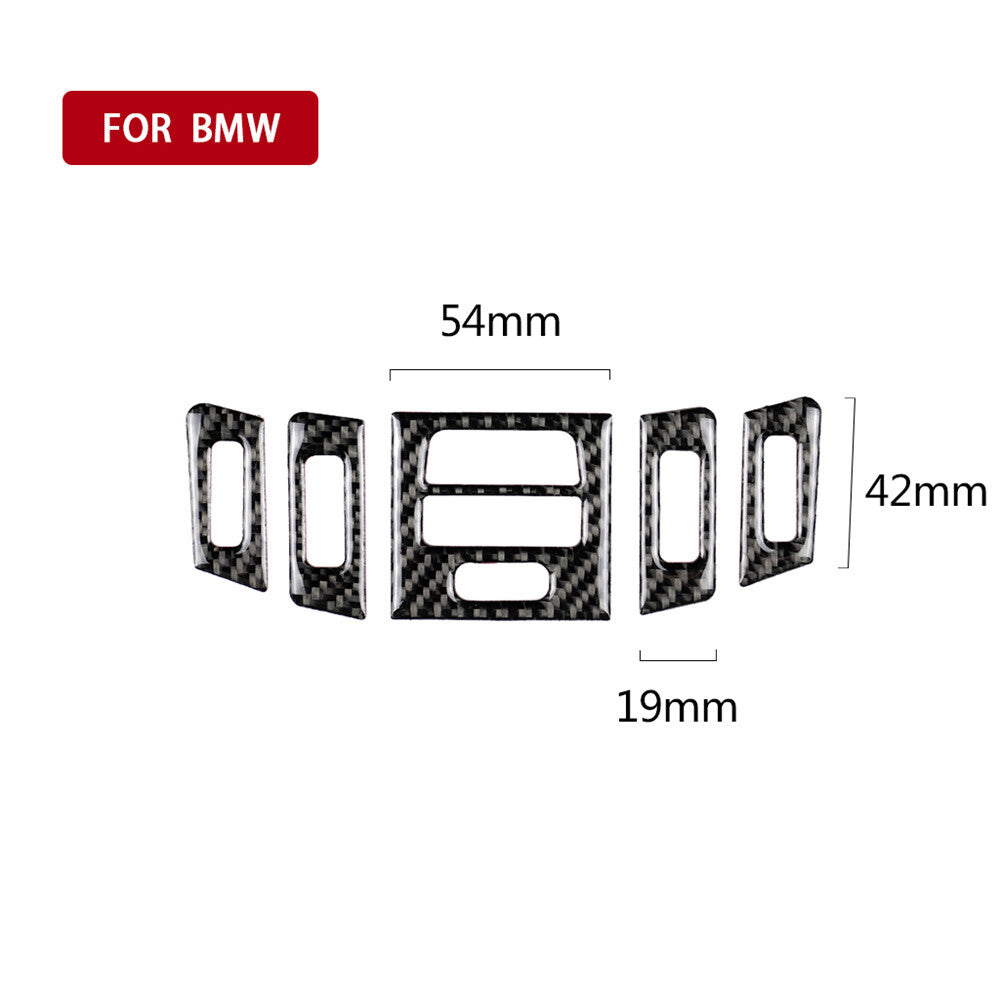 Carbon Fiber Air Vent Outlet Cover for BMW 3 Series E90 E92 2005-12 high-version