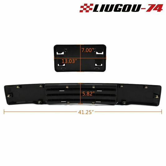 Replace front bumper trim and license plate for 2015/2016 for Ford F-150
