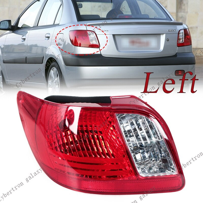 Left taillight and rear brake light assembly for Kia Rio 2006 - 11 Rio 5 with lights