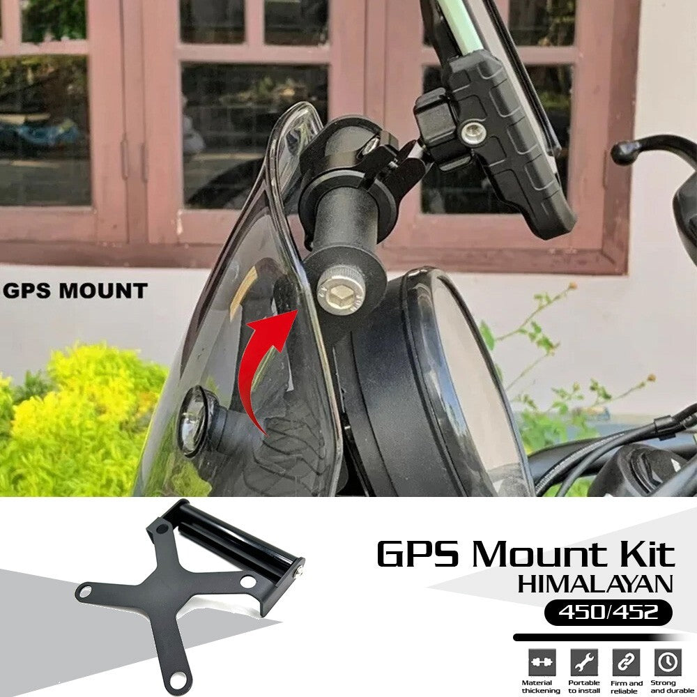 GPS Mount Kit Mobile Phone Holder Stand For New Himalayan 450/452