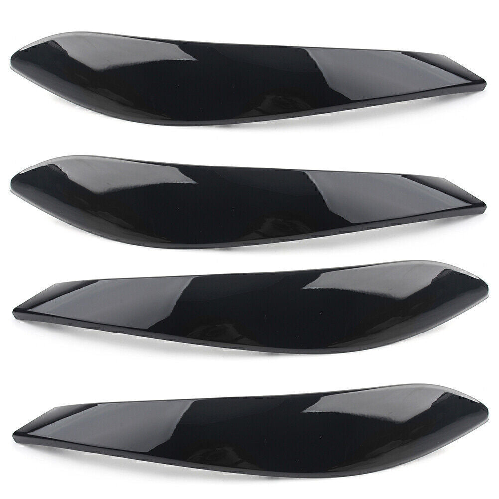 Inner Door Handle Panel Cover Trim 4Pcs for BMW 3 4 Series 3GT Glossy Black Car