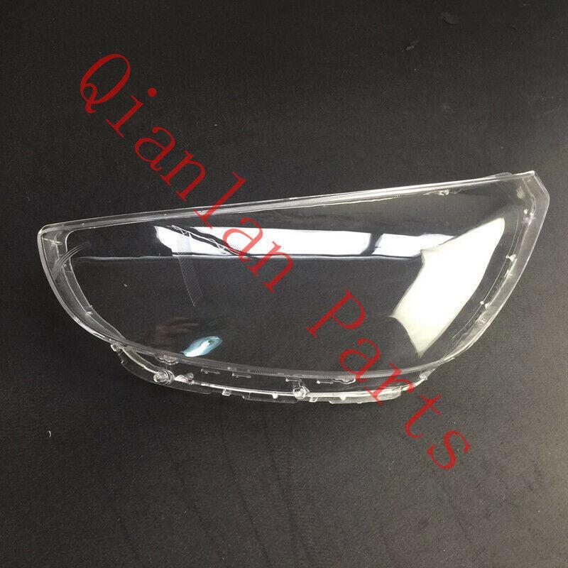 Left Side Clear Headlight Cover With Glue for Hyundai Accent 2012-2017