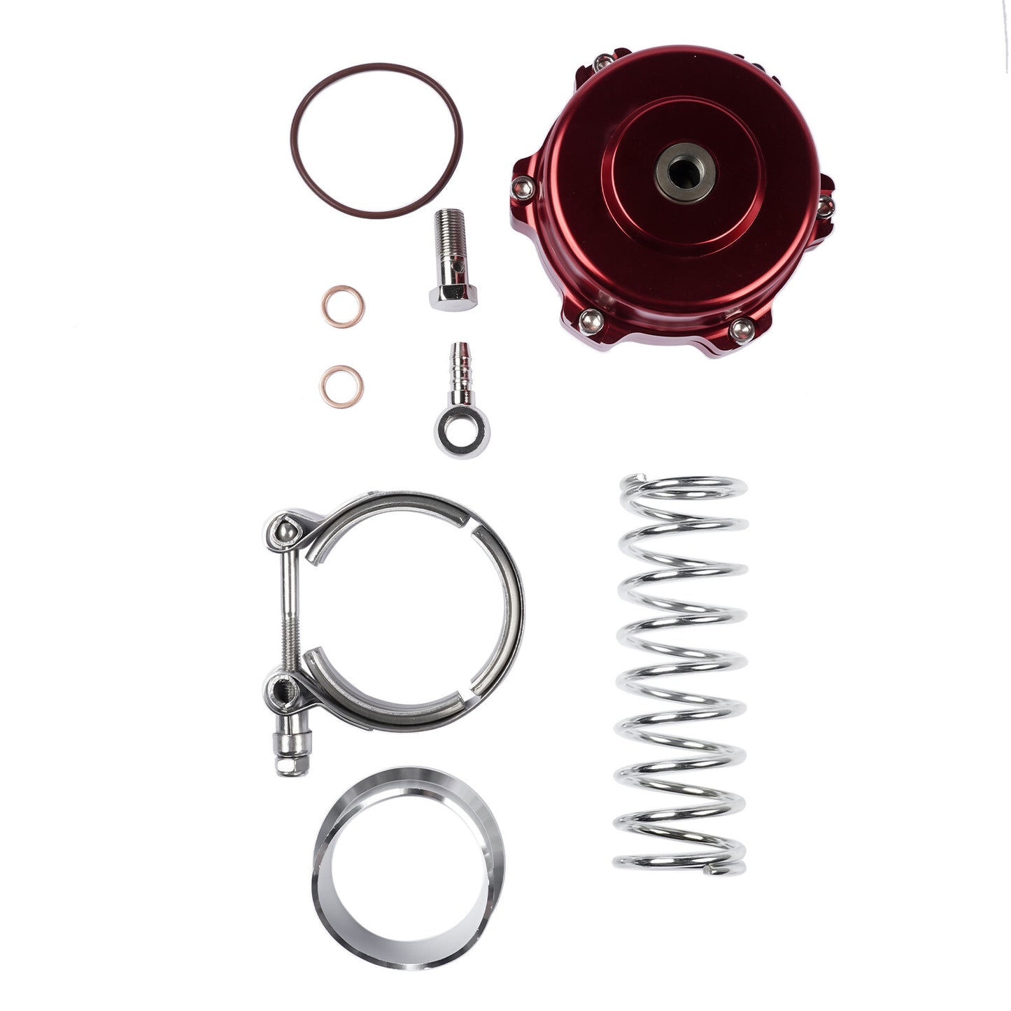 Q Series 50mm Blow Off Valve BOV (Ver. 2) fits TIAL Flange Red- SHIPPING