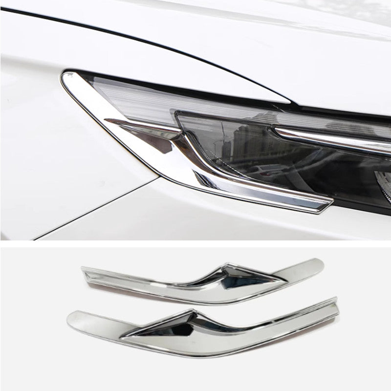 for Honda CRV CR-V 2023 2024 Chrome Front Headlight Lamp Eyebrow Strips Trim