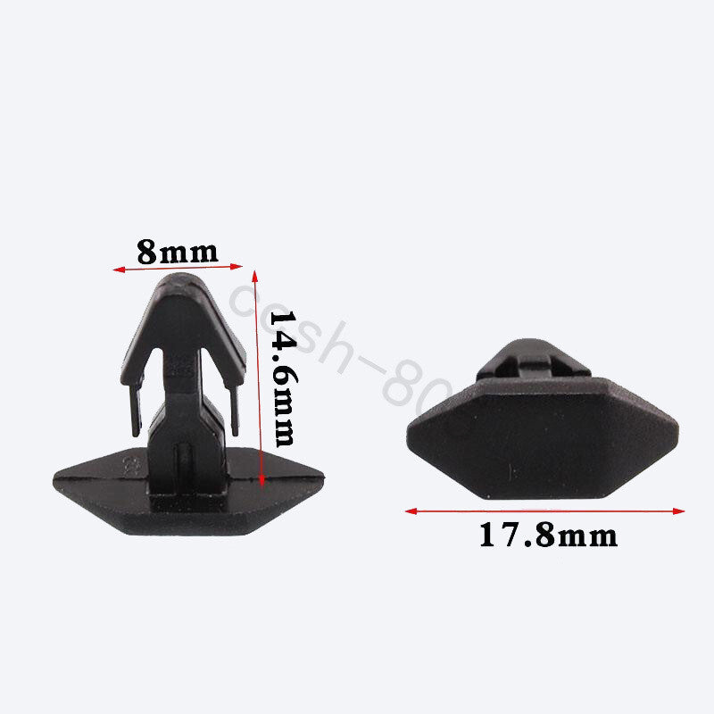 10 Pcs Car Rear Hood Cowl Weatherstrip Retainer Clips for Honda for Acura