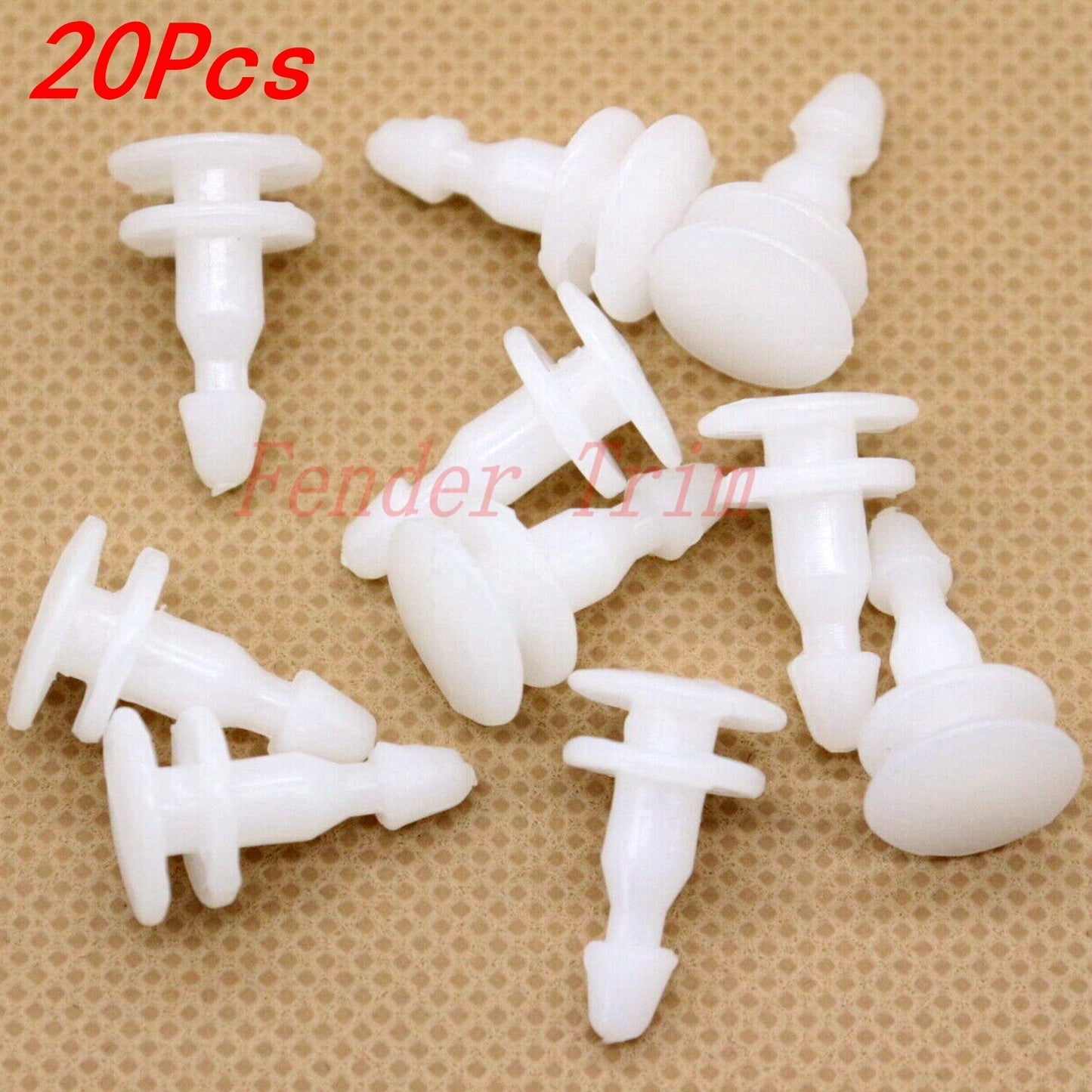20X for Nissan Wheel Fender Flare Liner Retainer Pin Rivets Plastic Trim Clip