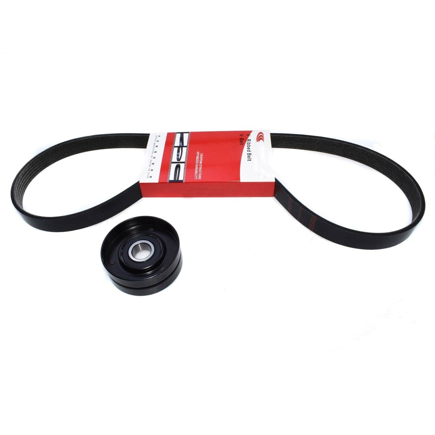for Audi for Seat for Skoda for VW for BMW 3 SERIES 030145299F 2Pcs Belt Tensioner Pulley Set