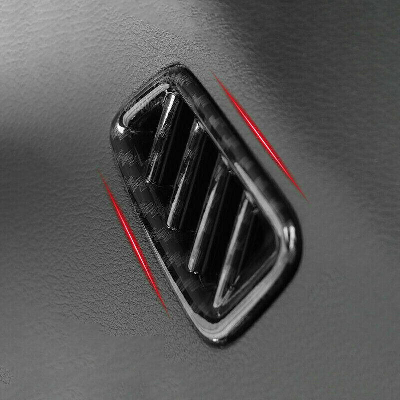 for Nissan Sentra 2020-2022 ABS Carbon Fiber Dashboard AC Air Outlet Vent Trim