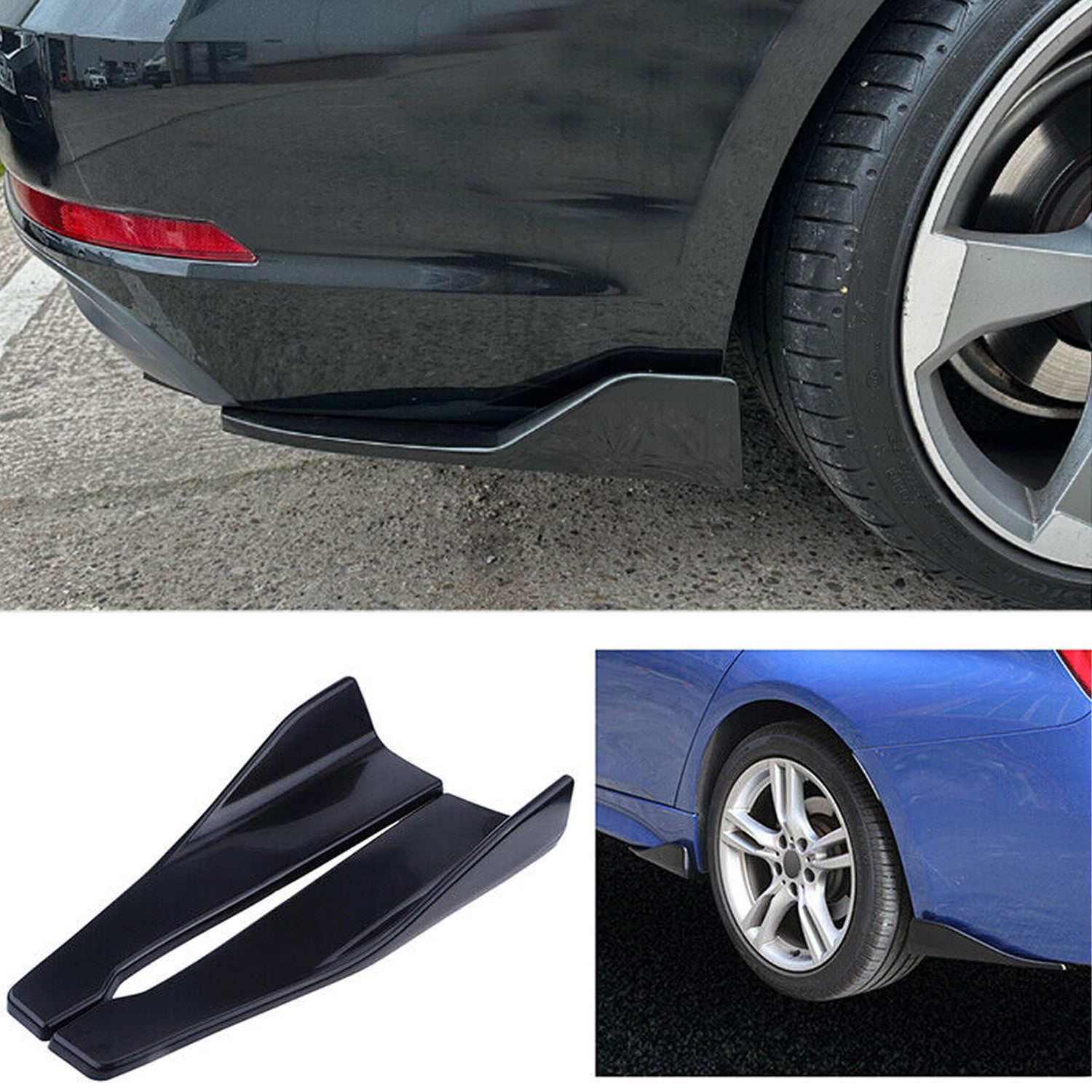 Car Side Skirts Rear Bumper Lip Strip Splitter Spoiler Side Skirt for Nissan