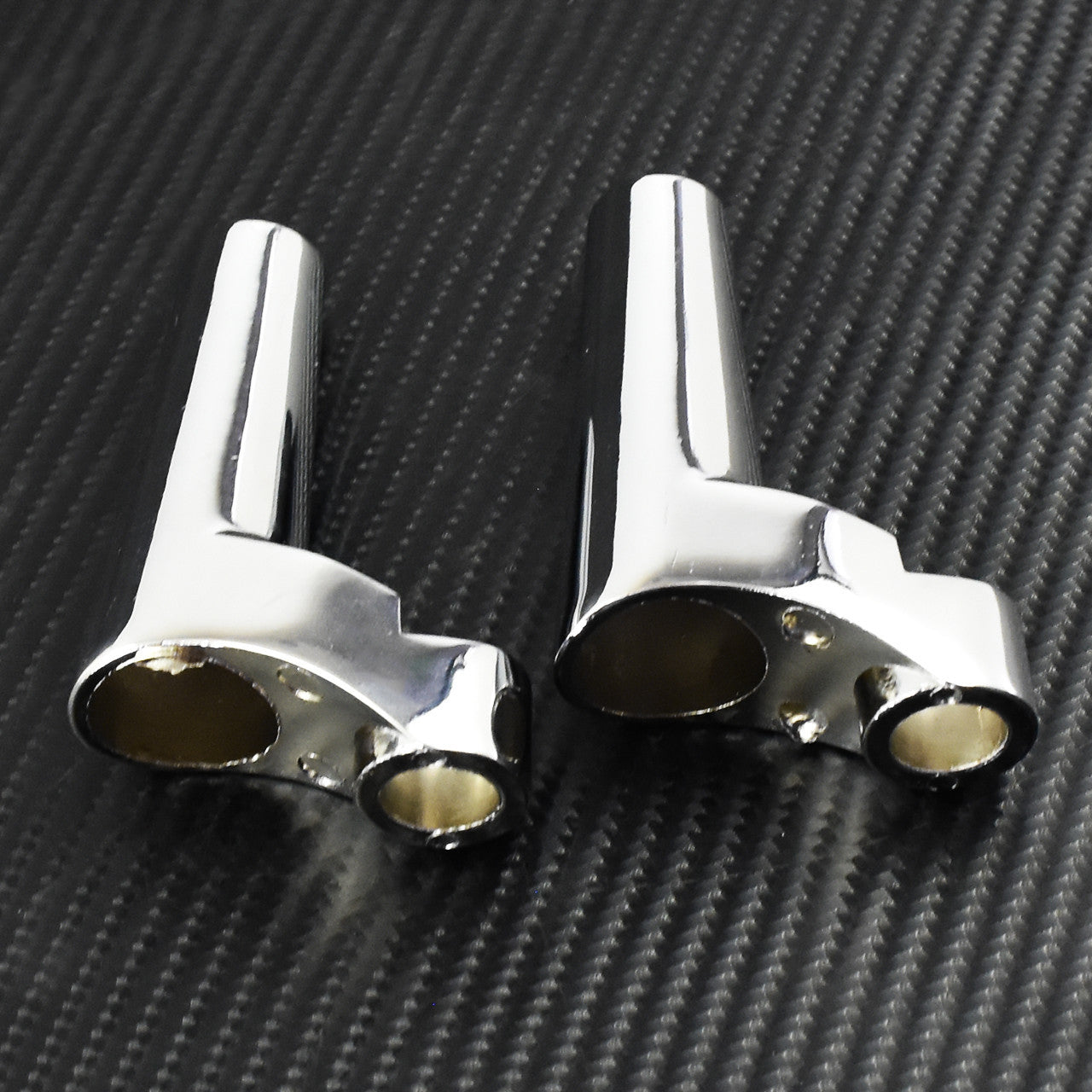 Front Turn Signal Mounts Relocation Kit Fit for Harley Sportsters 88-up Chrome