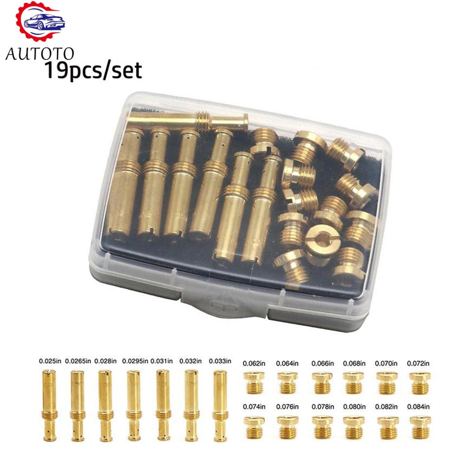 1 Set/19 Pcs Jet Assortment Kit Fits For SS Cycle Super B E G Carbs Carburetors
