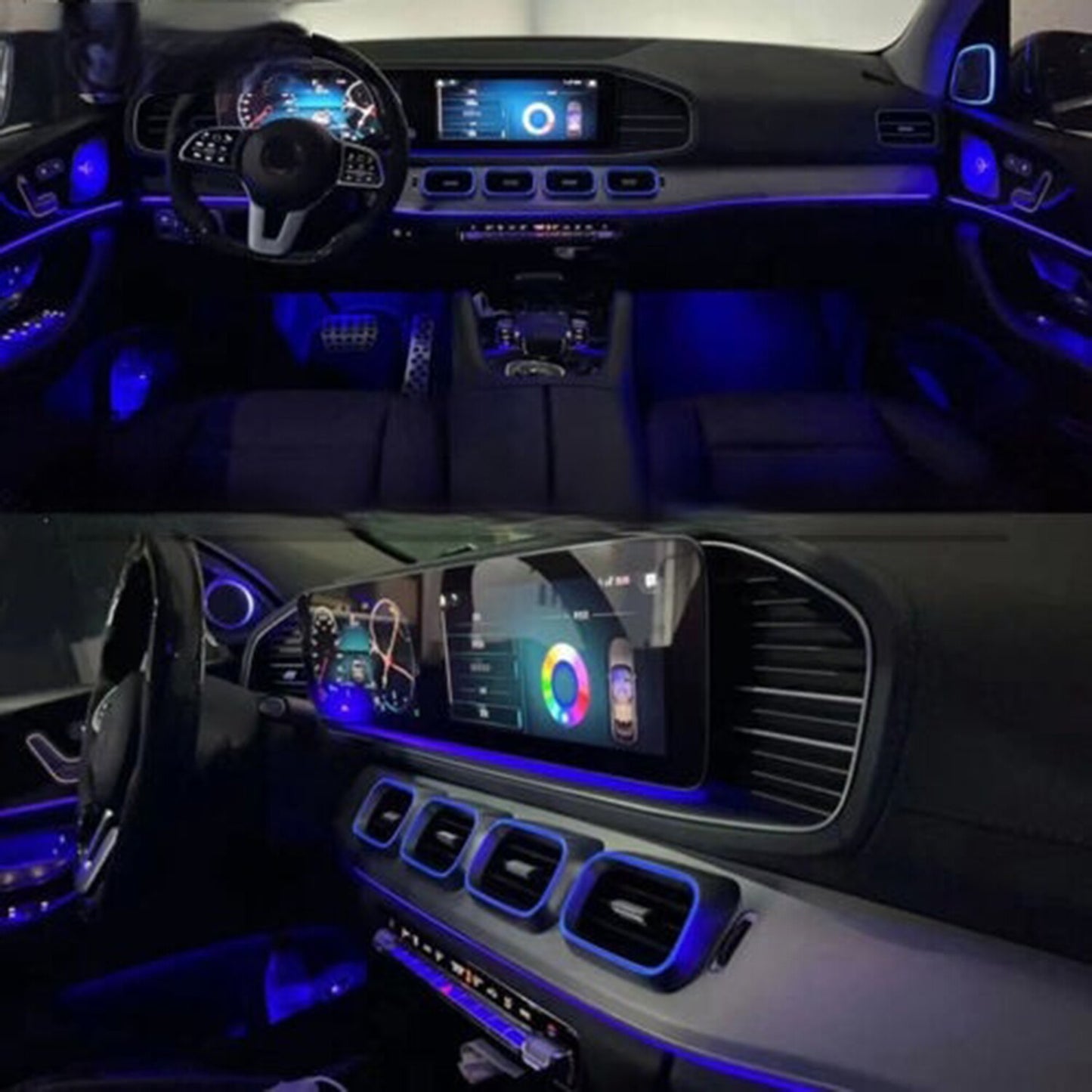 for Mercedes-Benz GLE GLS W167 2020-2023 GLE350 GLE450 Ambient Light Air Vent