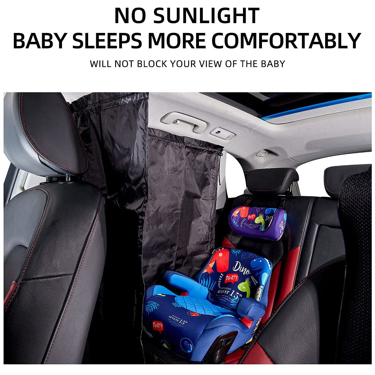 2x Car Divider Curtain Sun Shade Side Window Privacy Travel UV Block for Nissan