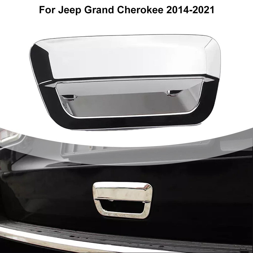 Rear Tail Door Handle Bowl Cover Trim Chrome For Grand For Cherokee 2014-2021