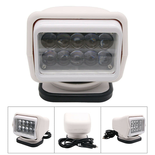 50W LED Remote Control Searchlight 360¡ã Magnetic Base for Trucks, Boats, and Camping