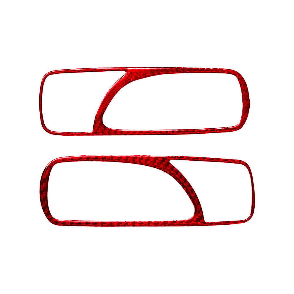 Red Carbon Fiber Rear Door Handle Cover Trim for LEXUS IS250 300 350 2006-2012