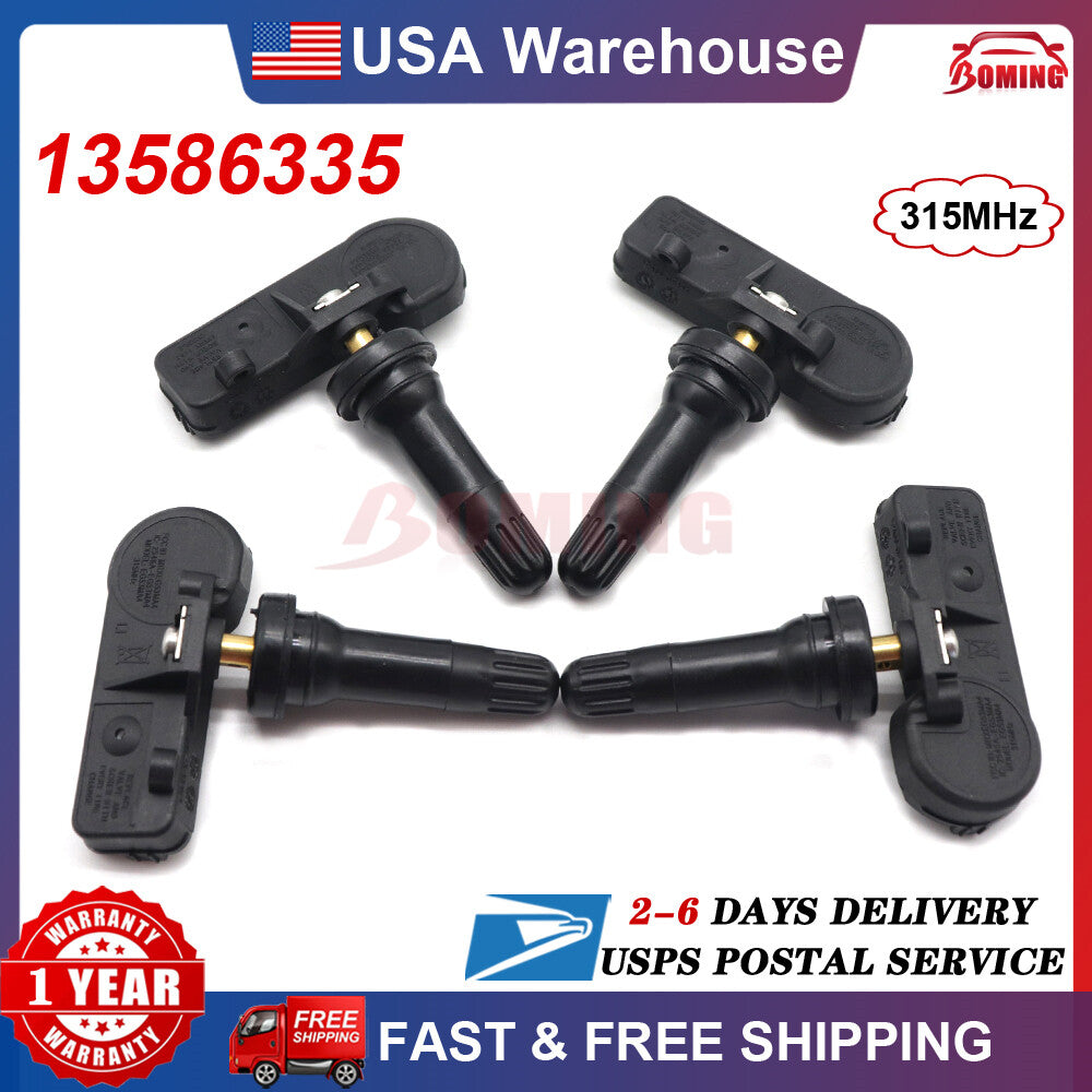 4pcs TPMS NEW Tire Pressure Monitoring Sensors Fit for Chevy for GMC 13586335