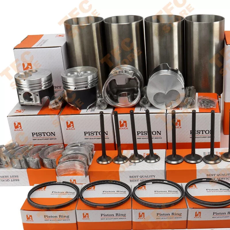 4LE1 for Isuzu Engine Overhaul Rebuild Kit + Piston + Liner + Gasket kit/Bearing