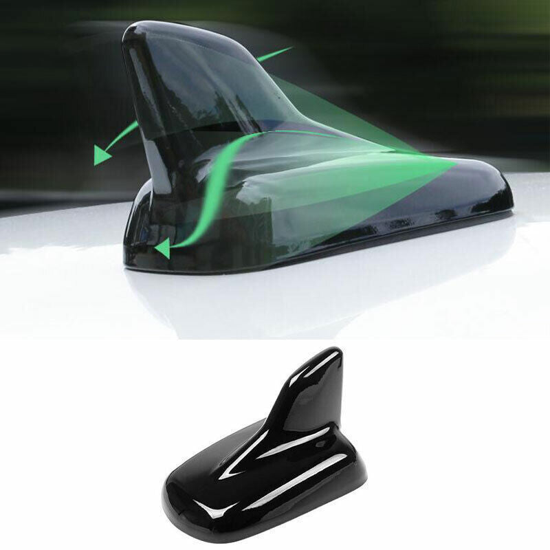 for Audi Q7 2016-19 ABS Black Car Roof Shark Fin Antenna Aerial Molding Trim 1P