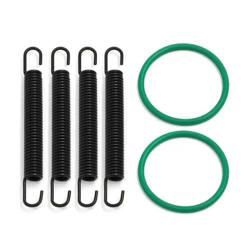 Exhaust Spring Muffler Rings Gaskets Kit for Yamaha Banshee YFZ350 1987-06