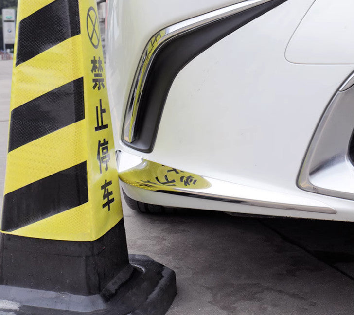 for Lexus ES250 350 2019-2023 Chrome Front Bumper Side Corner Spoiler Trim Guard