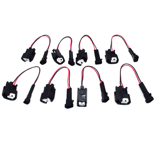 8-Pack LQ4 LQ9 4.8 5.3 6.0 Wiring Harness Plug to LS2 LS3 LS7 Injector Adapter - new