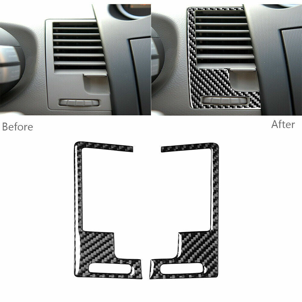Carbon fiber center vent socket cover decoration suitable for Nissan 350Z 03-09