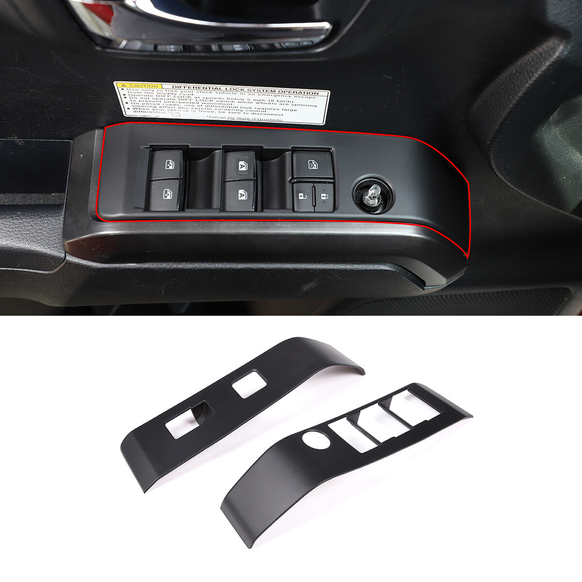 ABS yellow interior engine U-shaped protective sleeve trim suitable for Corvette C8 2020-2024