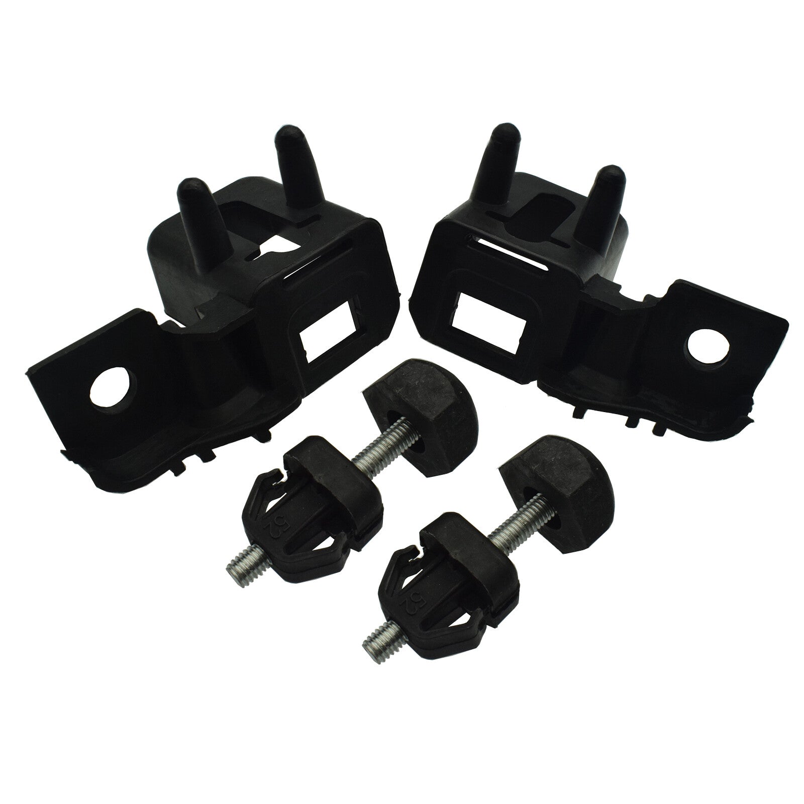 Range hood anti-collision stop adjuster bracket kit for left and right sides suitable for Ford Fusion for Lincoln MKZ