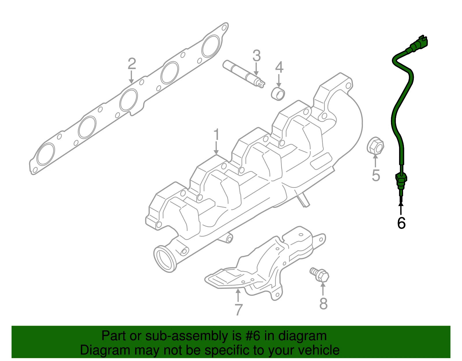 0258006295 New Oxygen O2 Sensor for RENAULT AVANTIME ESPACE IV LAGUNA II MEGANE