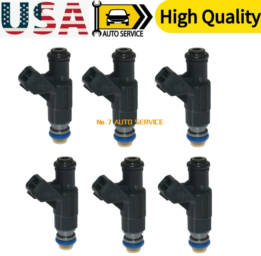 6x Fuel Injectors for Ford Explorer 97-98 for Mercury Mountaineer 1998 V6 4.0L SOHC