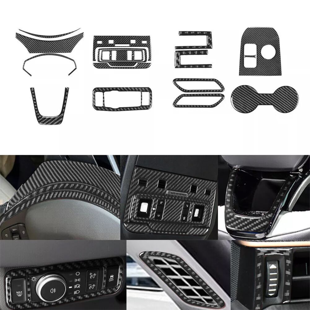 16X Carbon Fiber Full Interior Set Kit Cover for Ford for Mustang Mach-E 2021-2022