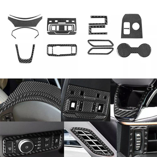 16X Carbon Fiber Full Interior Set Kit Cover for Ford for Mustang Mach-E 2021-2022