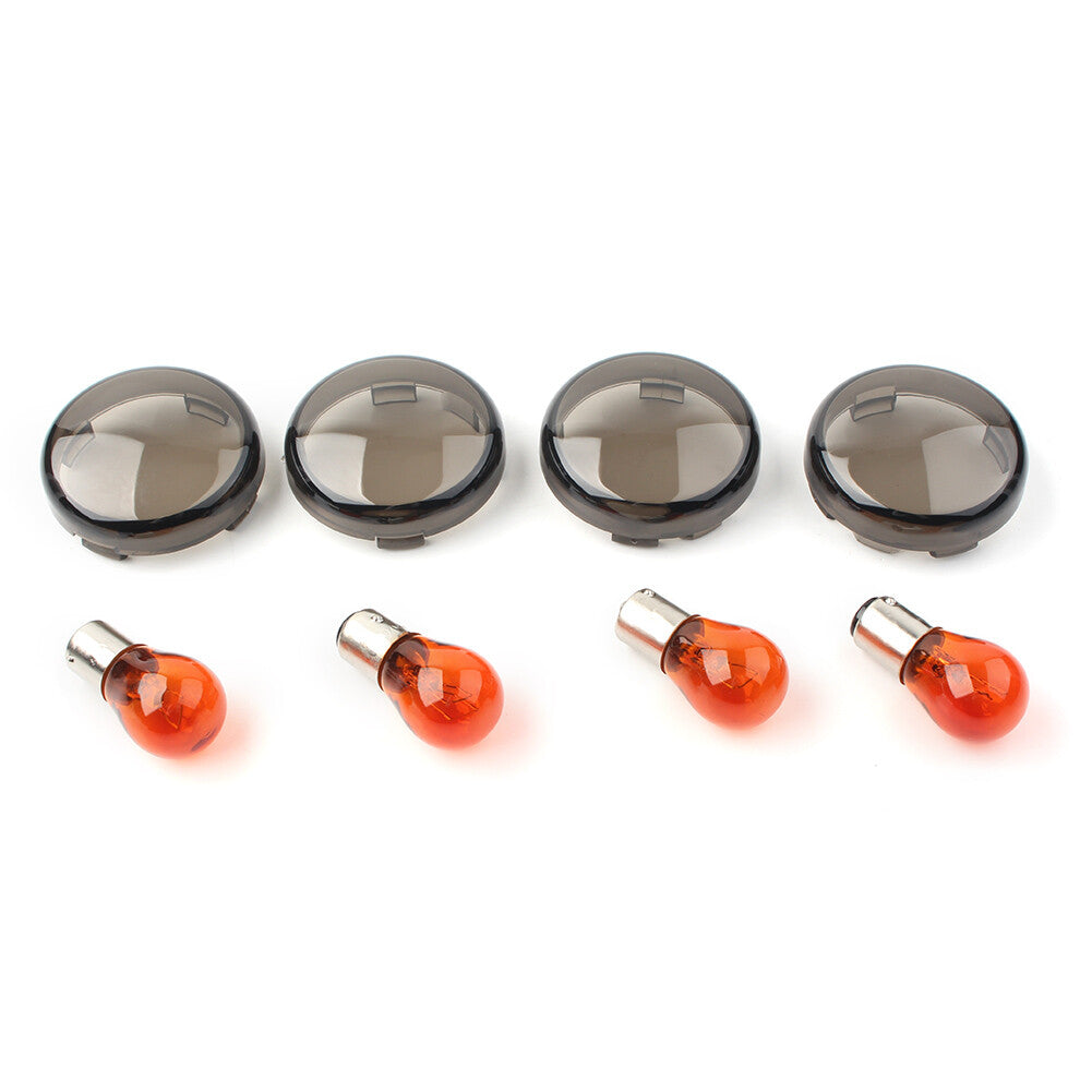 Blinkerglas Gelbe Gl¨¹hbirnen f¨¹r for Harley Softail Dyna Sportster 883 1200 Smoke